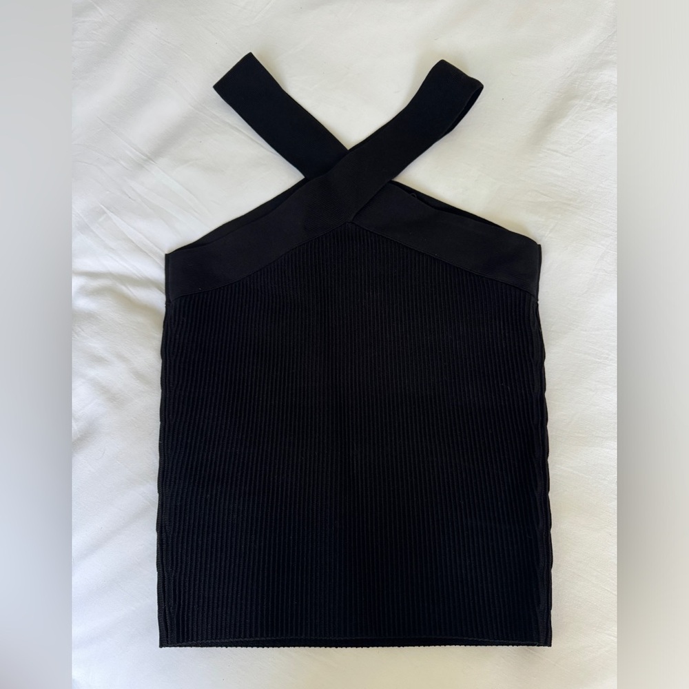 Babaton Sculpt Knit Criss Cross Tank